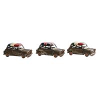 Decoratieve figuren Home ESPRIT Gouden Zilverkleurig Auto Vintage 17 x 9 x 8 cm (3 Stuks)