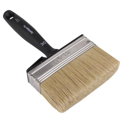 Copenhagen Pro blokwitter - maat 3 x 12 - wit Chinees varkenshaar mix - kunststof steel - 23.232.32
