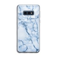 Blauw marmer: Samsung Galaxy S10e Transparant Hoesje