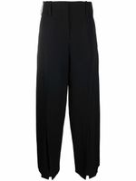 JW Anderson pantalon ample à fentes - Noir