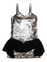 DSQUARED2 KIDS robe courte à sequins - Argent