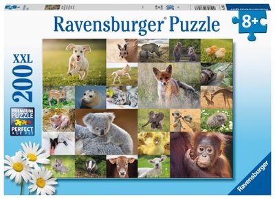 Ravensburger puzzel Schattige babydieren 200 XXL stukjes