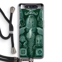 Haeckel Cubomedusae: Samsung Galaxy A80 Transparant Hoesje met koord
