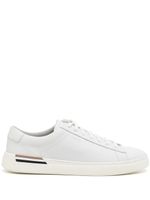 BOSS lace-up leather sneakers - Blanc