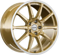 Speedline corse SC1 MOTORISMO Goud met gepolijste rand - thumbnail