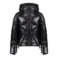 Geisha winter jas meisjes - zwart - boxy