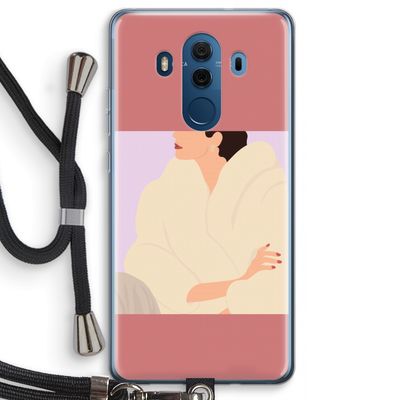 Cosy: Huawei Mate 10 Pro Transparant Hoesje met koord