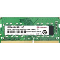 Transcend JetRAM Werkgeheugenmodule voor laptop DDR4 16 GB 1 x 16 GB Non-ECC 2666 MHz 260-pins SO-DIMM CL19 JM2666HSE-16G - thumbnail