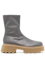 Senso bottines Jonas 45 mm à bout rond - Gris