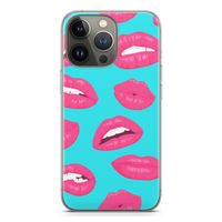 Bite my lip: iPhone 13 Pro Transparant Hoesje