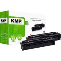 KMP Toner vervangt HP HP 201X (CF400X) Compatibel 2-pack Zwart 2800 bladzijden H-T215DX 2536,3021