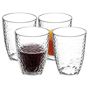 5Five Drinkglazen Estiva - 12x - transparant - onbreekbaar kunststof - 380 ml - Drinkglazen