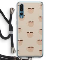 Morning coffee: Huawei P20 Pro Transparant Hoesje met koord