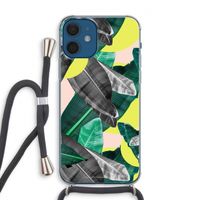 Fantasie jungle: iPhone 12 Transparant Hoesje met koord