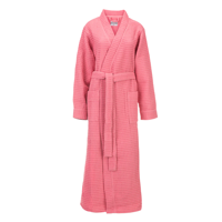 Luxe Wafel Badjas Wafelstructuur Baby Pink XL Zo!Home - Dekbed-Discounter.nl