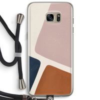 Geo #2: Samsung Galaxy S7 Edge Transparant Hoesje met koord