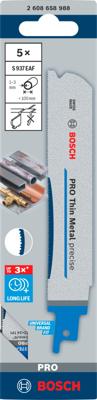 Bosch Accessoires PRO Thin Metal precise S937EAF zaagblad | 1 |1 x 25 x 150 mm | 5-delig - 2608658988