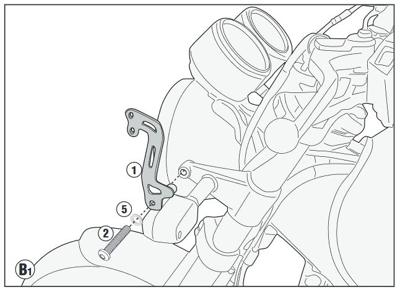 GIVI Bevestigingskit windscherm, moto en scooter, AL9051A