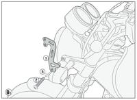 GIVI Bevestigingskit windscherm, moto en scooter, AL9051A