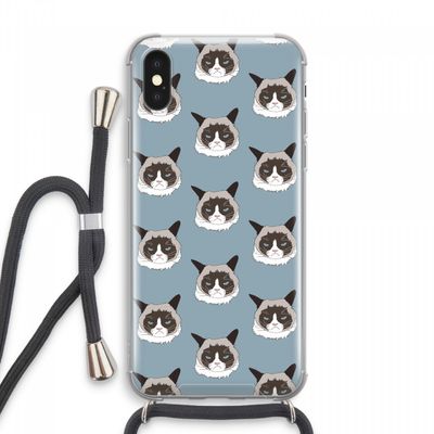 It's a Purrr Case: iPhone XS Max Transparant Hoesje met koord