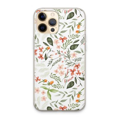 Sweet little flowers: iPhone 13 Pro Max Transparant Hoesje
