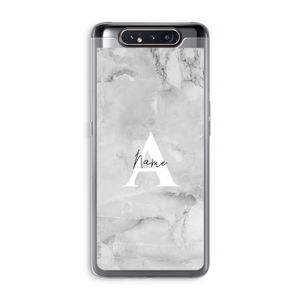 Ivory Marble: Samsung Galaxy A80 Transparant Hoesje
