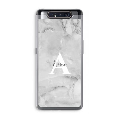 Ivory Marble: Samsung Galaxy A80 Transparant Hoesje