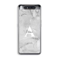 Ivory Marble: Samsung Galaxy A80 Transparant Hoesje Ivory Marble: Samsung Galaxy A80 Transparant Hoesje