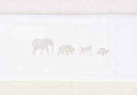 Jollein Laken Wieg 75X100cm Animals - Nougat