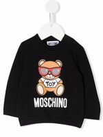 Moschino Kids sweat à imprimé Teddy Bear - Noir