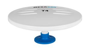 MegaSat T4 Actieve DVB-T/T2 omnidirectionele antenne Auto, Mobiel, Vrachtwagen, Buiten Versterking: 30 dB Wit