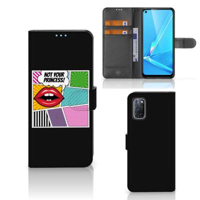 OPPO A72 | OPPO A52 | Wallet Case | met Pasjes | Popart Princess OPPO A72 | OPPO A52 | Wallet Case | met Pasjes | Popart Princess