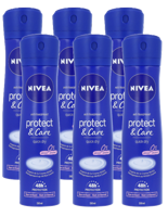 Nivea Protect & Care Deodorant Spray Voordeelverpakking