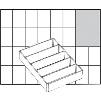 Raaco Inzet box, afm a75 low, h: 24 mm, afm 109x79 mm, 1 stuk