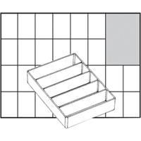 Raaco Inzet box, afm a75 low, h: 24 mm, afm 109x79 mm, 1 stuk