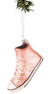 Nordic Light Kerstbal Sneaker Roze 11 cm