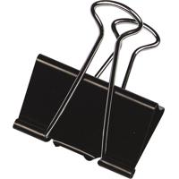 Q-CONNECT foldbackclip, zwart, 19 mm, doosje van 10 stuks