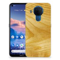 Nokia 5.4 | Bumper Hoesje | Licht Hout