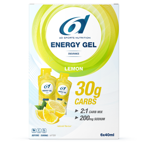 6d Sports Nutrition Energy Gel Lemon 6x40ml