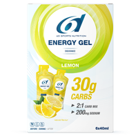 6d Sports Nutrition Energy Gel Lemon 6x40ml