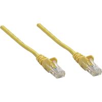 Intellinet 350471 RJ45 Netwerkkabel, patchkabel CAT 6A S/FTP 1.00 m Geel Afgeschermd (enkel), Afscherming totaal, Halogeenvrij 1 stuk(s)