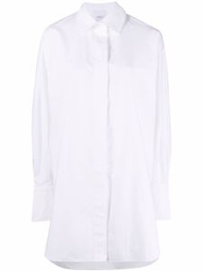 Patou robe-chemise courte en coton biologique - Blanc