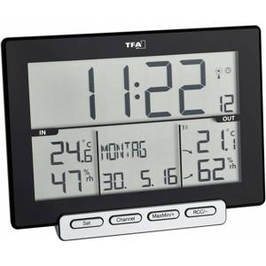 TFA Dostmann Trinity Draadloze thermo- en hygrometer Zwart