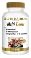 Golden Naturals Supplementen Multi Strong Gold Tiener 60Tabletten