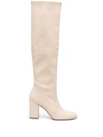 Stuart Weitzman bottes Yulianna 85 mm en cuir - Tons neutres