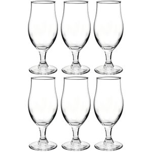 6x Stuks luxe bierglazen voor speciaalbier 520 ml