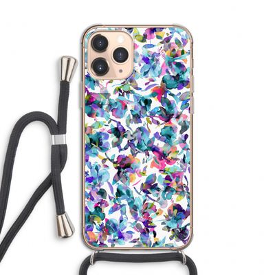 Hibiscus Flowers: iPhone 11 Pro Transparant Hoesje met koord