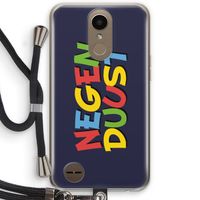 90's One: LG K10 (2017) Transparant Hoesje met koord