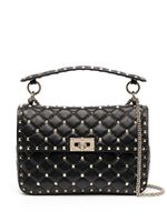 Valentino Garavani sac porté épaule Rockstud Spike - Noir