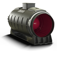 Vortice Buisventilator Lineo 250 'quiet' - Aansluiting 250mm - 3 Standen Aan/uit